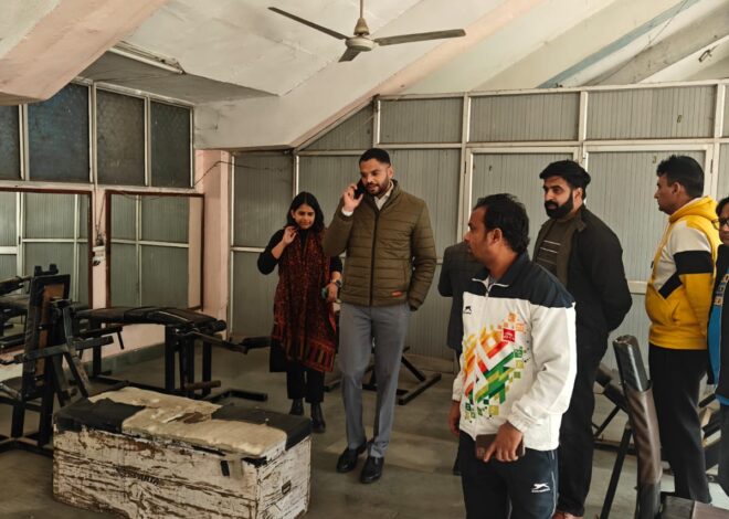 DC announces revamp of Gym for sportspersons in Guru Nanak stadium Visits Gym and directs officials to submit proposals for upgrading facilities for players